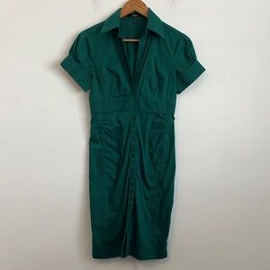 Express‎ Shirtdress Size 2 Green